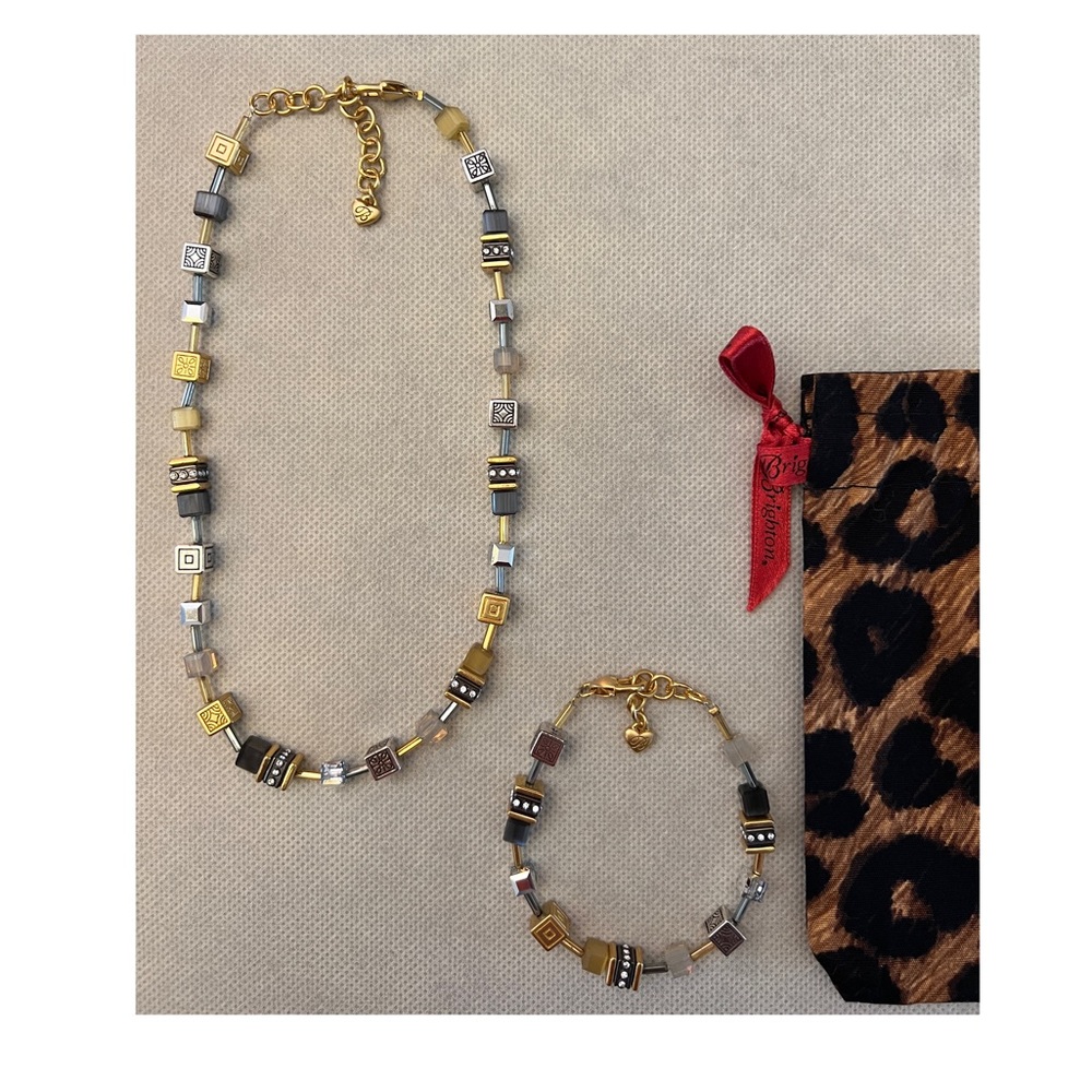 Brighton Silent Code Necklace and Bracelet Set